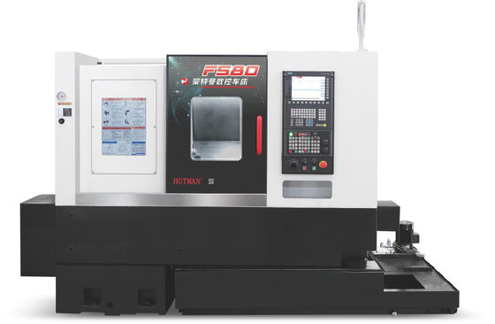 Máquina de torno CNC para corte pesado con asiento de cola servo programable y husillo motorizado