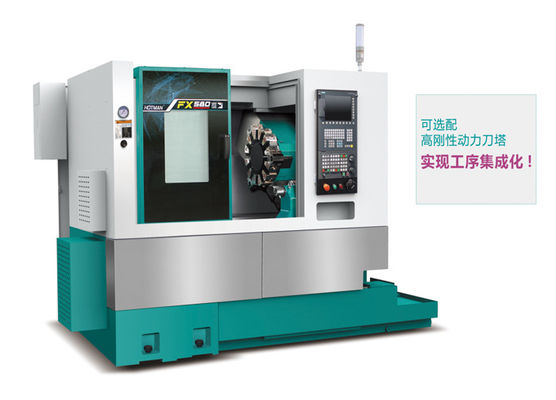 Torno CNC de precisión industrial FX580 6000 rpm Material de acero 2 Ejes